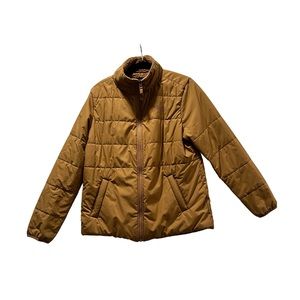 North Face Merriewood Marigold Reversible Jacket Fleece sz LG